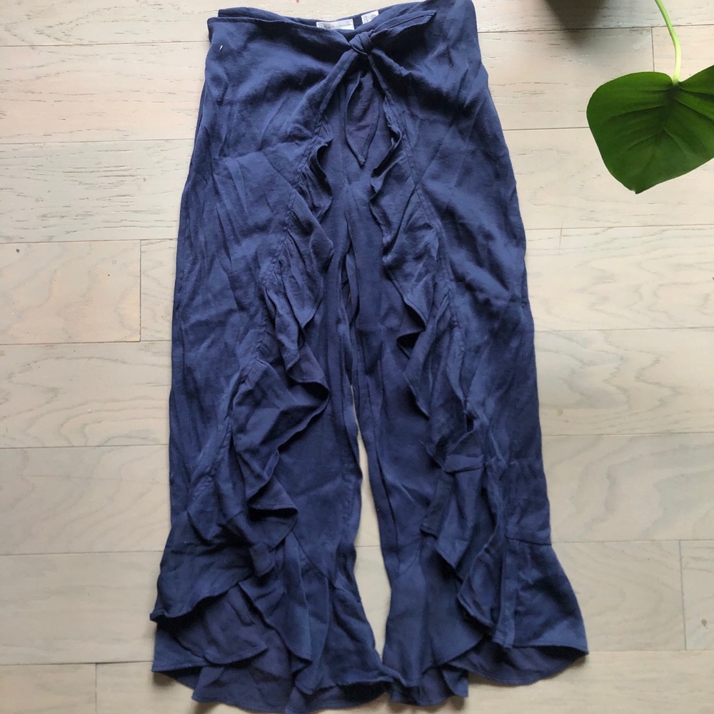 Anthropologie Ruffle Pant